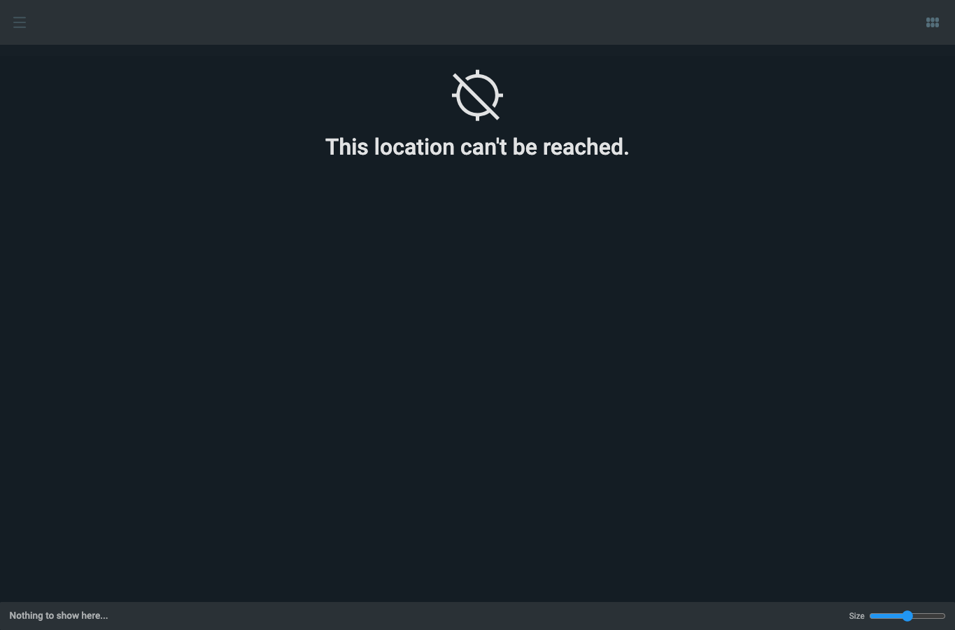 The previously valid guest location is no longer reachable after its share is revoked